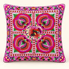 Hmong Bird Embroidered Pillow Cover - Thailand