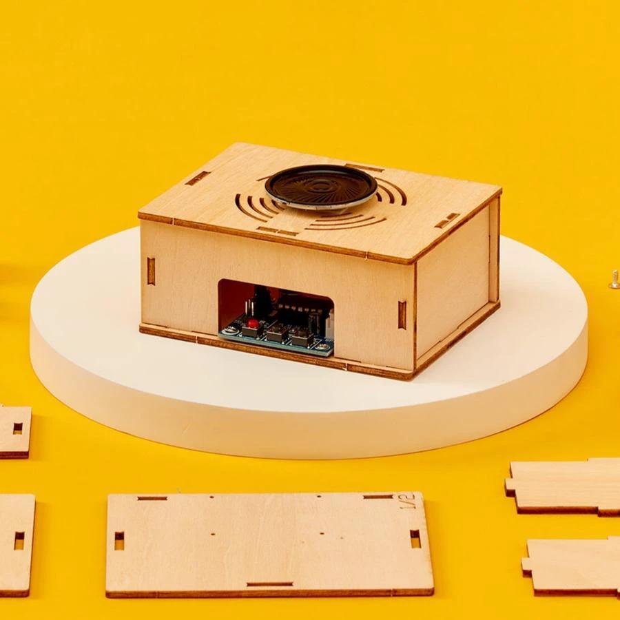 Voice Recorder DIY Kit, Educational STEM Toy by Kitsville