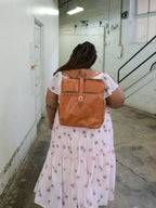 Voyager Leather Backpack by Fair Anita