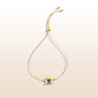 In Full Bloom Diamond Lotus Charm Bracelet