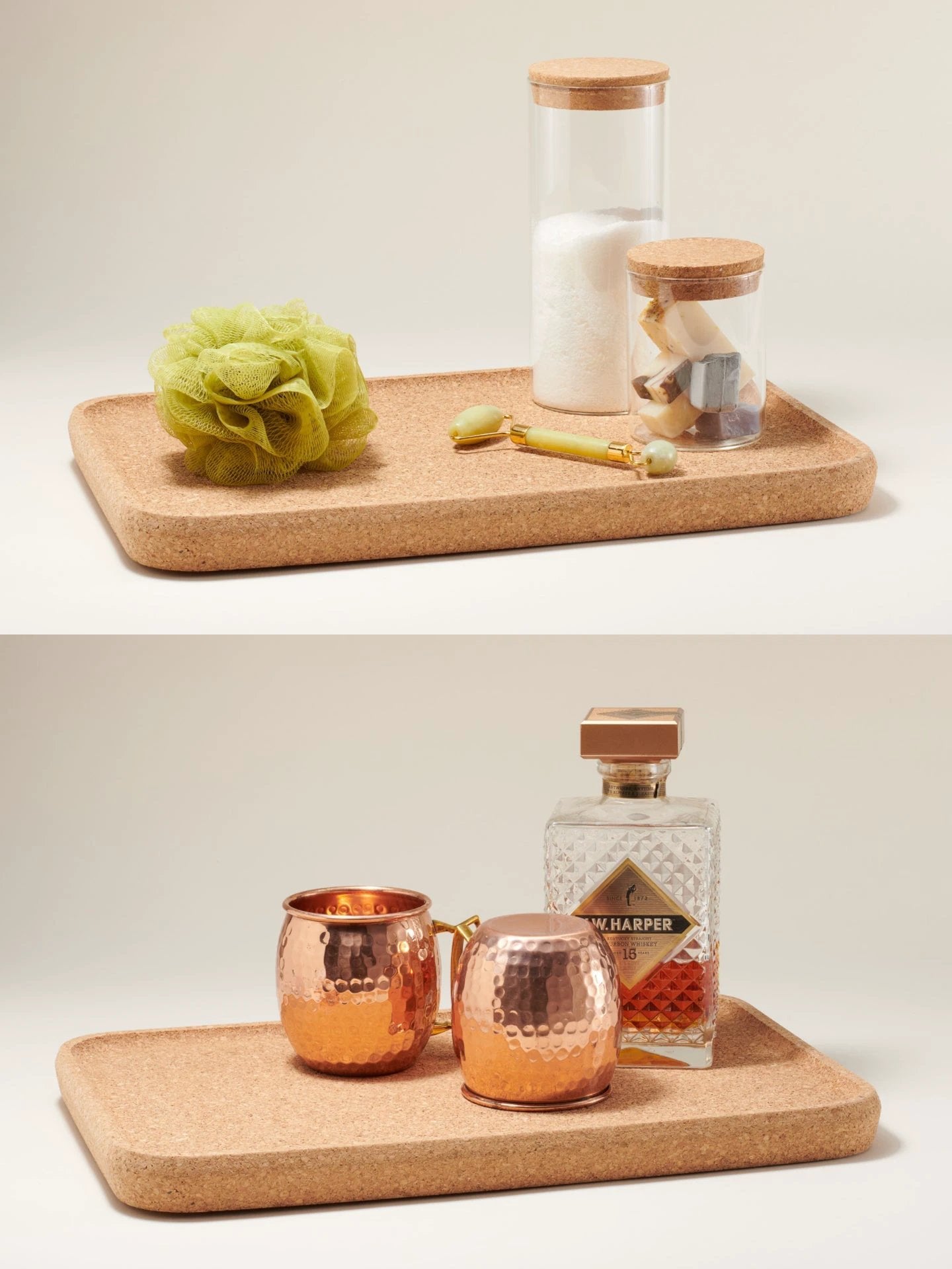 Modern Home Cork Tray (Rectangular) by Tiradia Cork