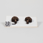 Small Wood Stud Earrings | Geometric Designs