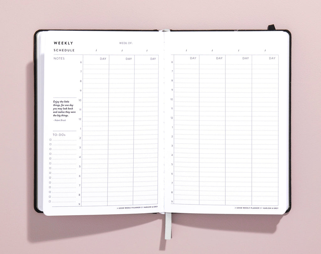 A Good Weekly Planner (12-Months Weekly Undated Planner)