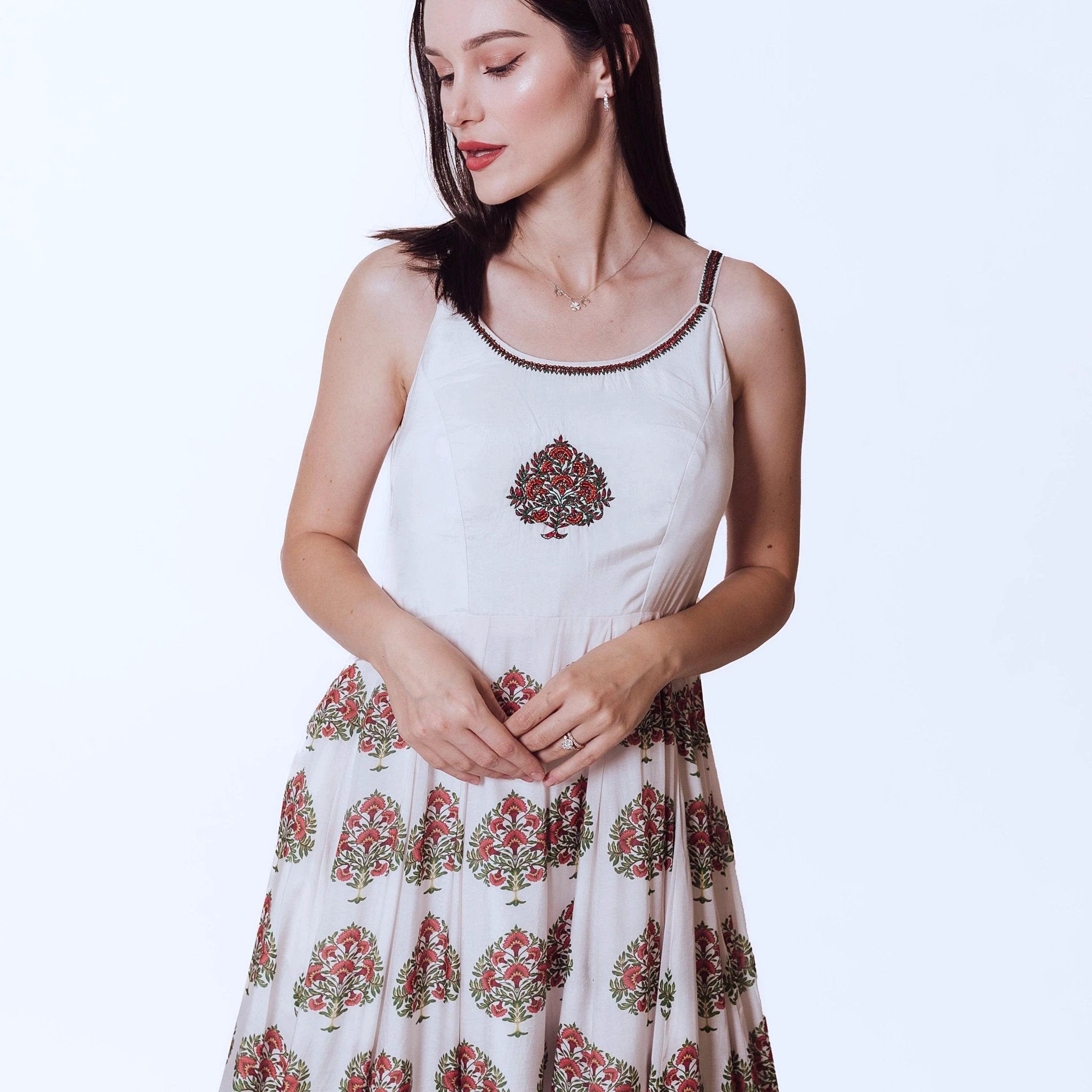Linnea White Gown by Raas