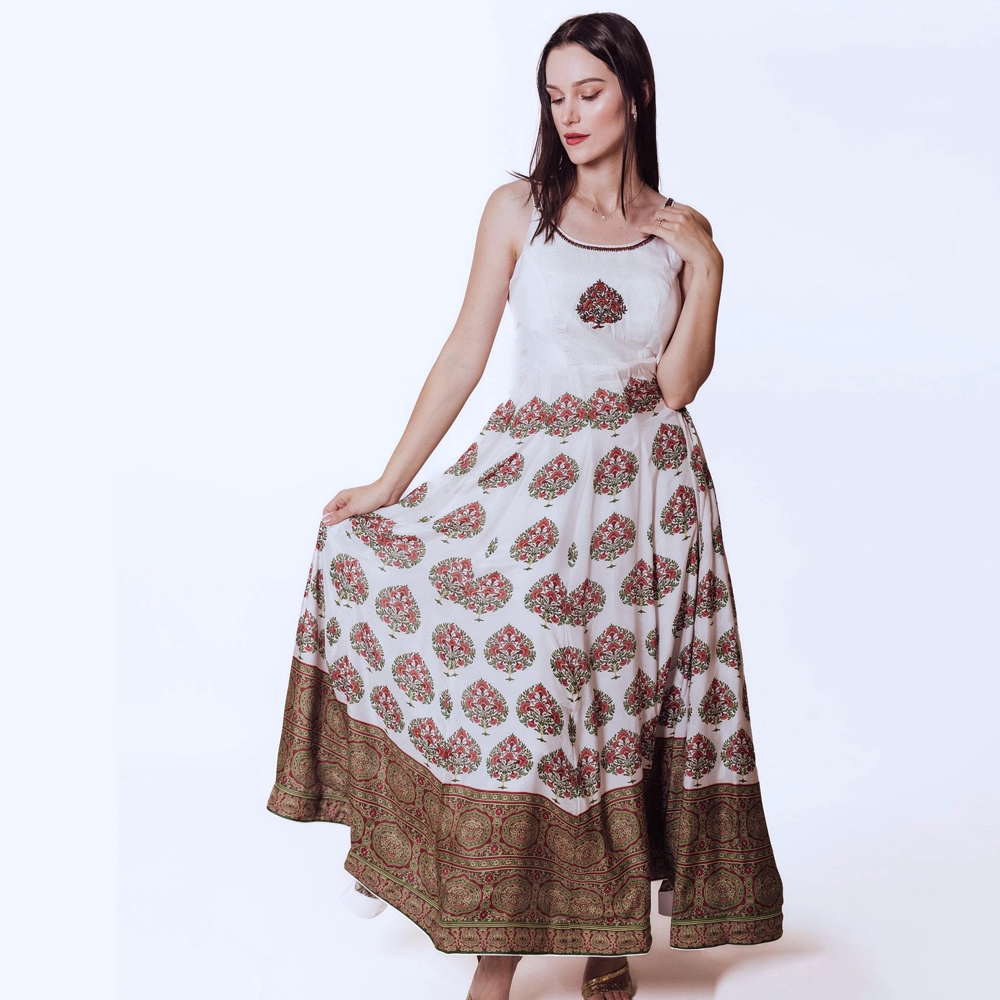 Linnea White Gown by Raas