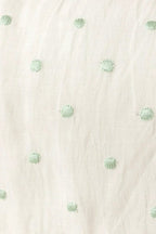 Saloni White Midi Dress with Embroidery by Raas