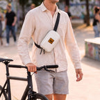 Vegan Leather Belt Bag for Men & Women, Crossbody Fanny Pack