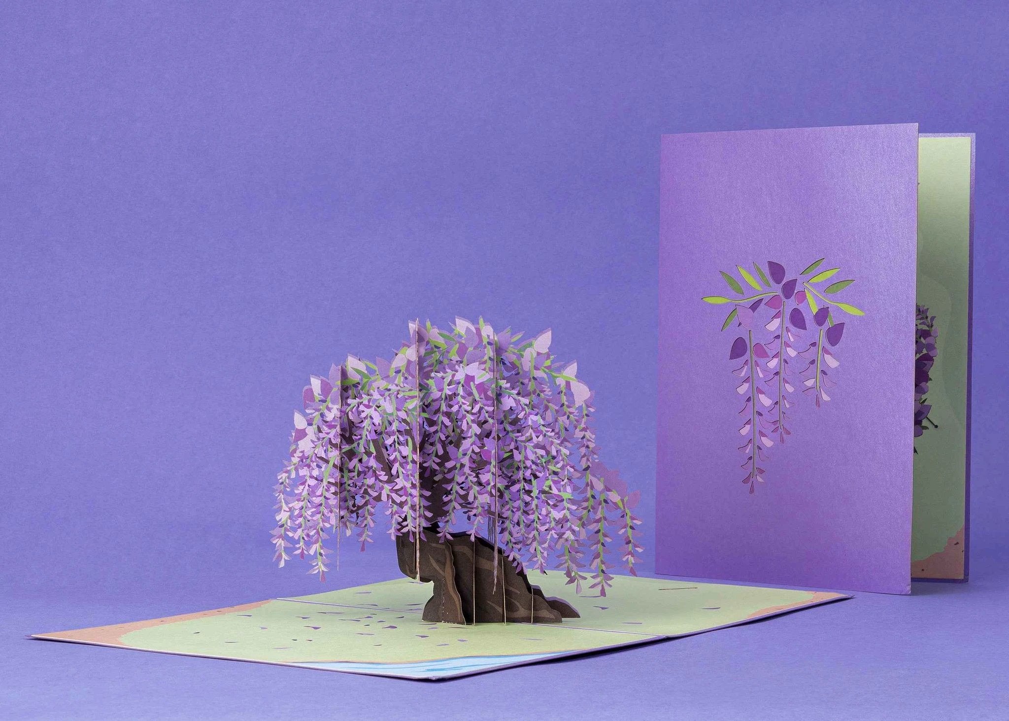 Wisteria Tree Pop Up Card by Paper Love