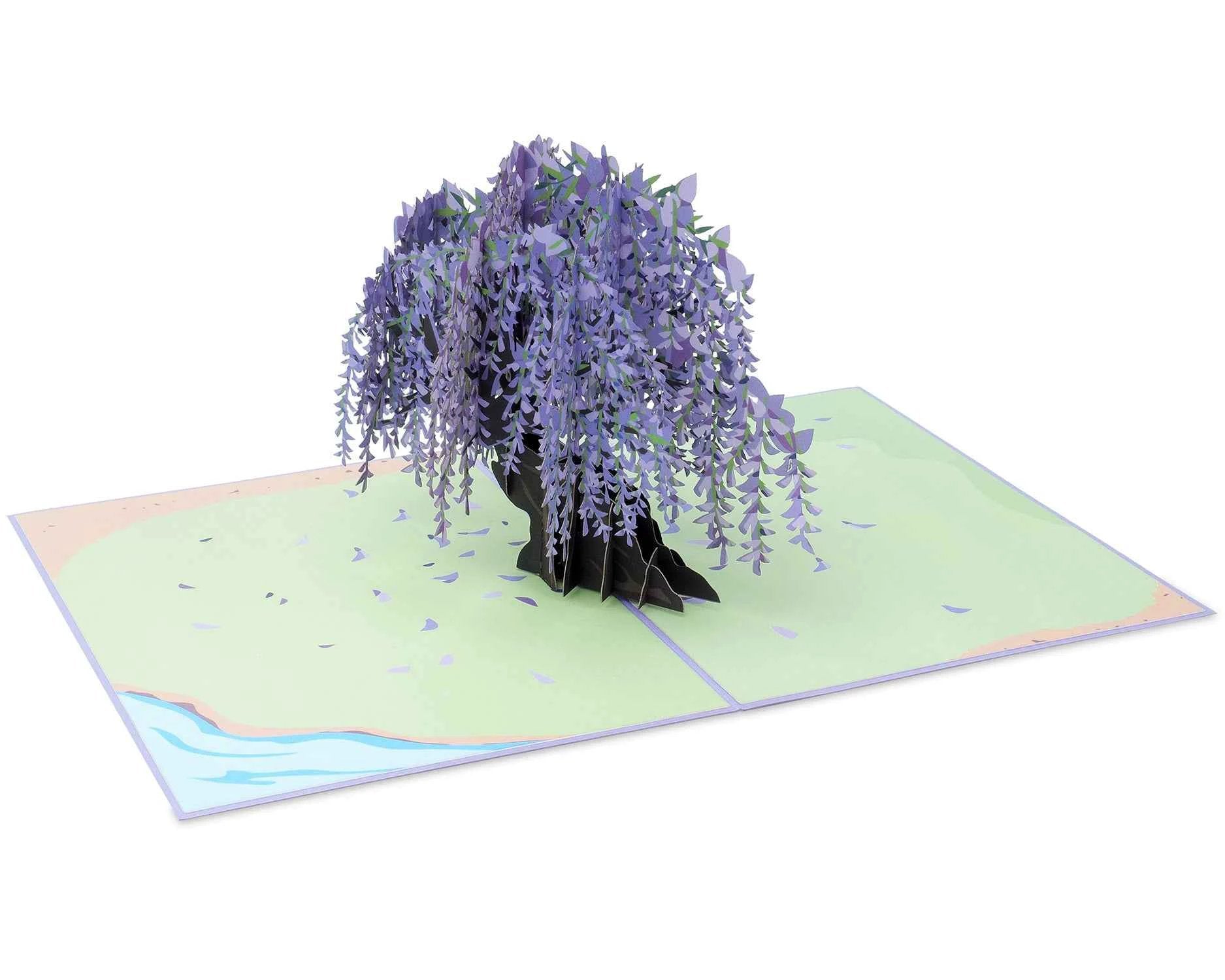 Wisteria Tree Pop Up Card by Paper Love