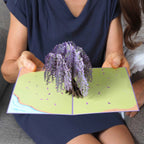 Wisteria Tree Pop Up Card by Paper Love