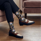Women's Queen Elizabeth I Socks | Historic Portrait Novelty Crew Socks