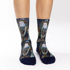 Women's Queen Elizabeth I Socks | Historic Portrait Novelty Crew Socks