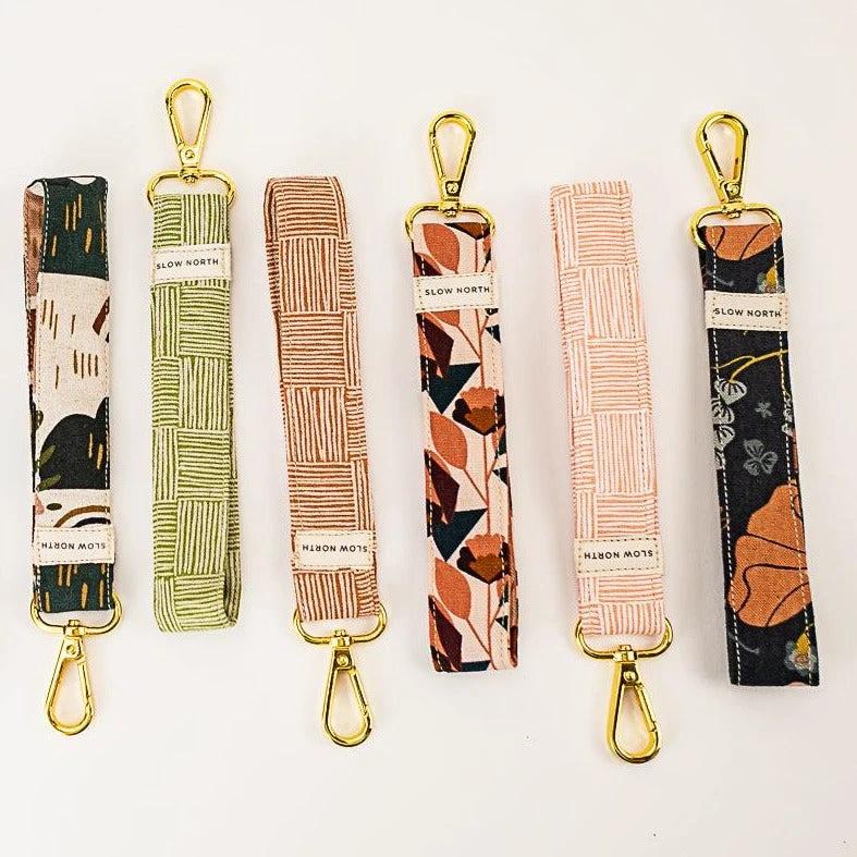 Wristlet Keychain - Pink Pampas by Slow North