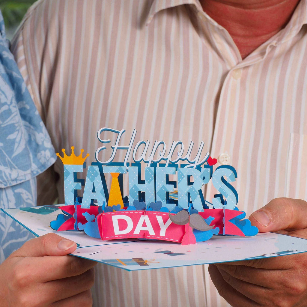 Happy Fathers Day Pop Up Card by Paper Love