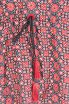 Yana Embroidered Ajrakh Kaftan Top by Raas