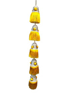 Cone Shape & Fringe Lari, Set of 2