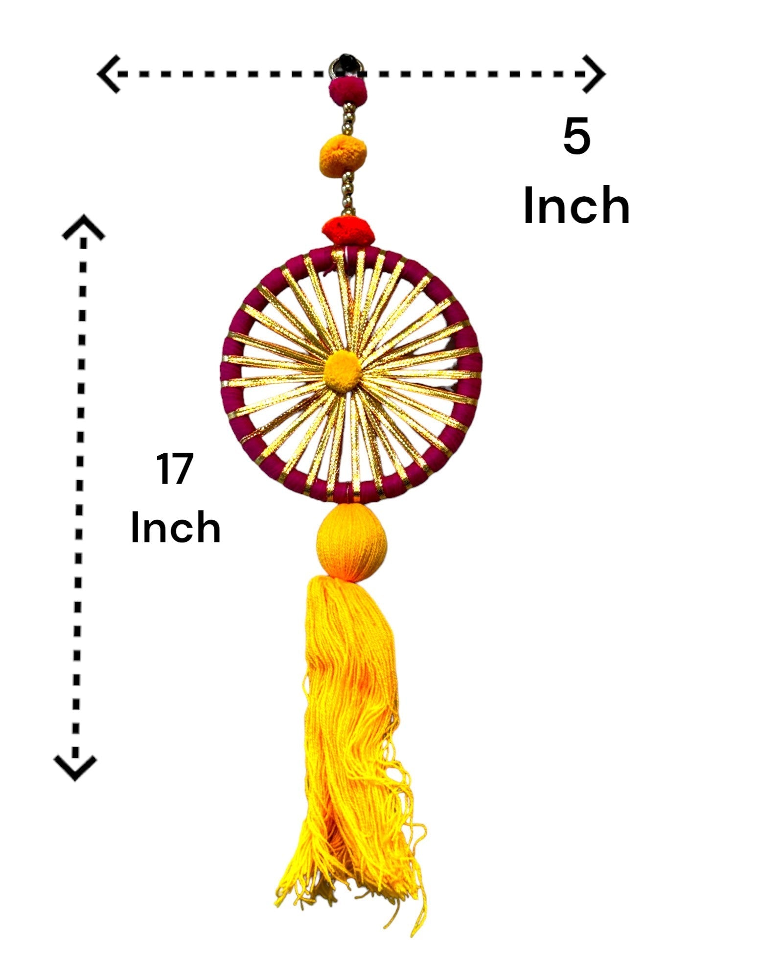 Gota Ring & Tassel Lari, Set of 5