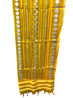 Dupatta with Silver Gota Work