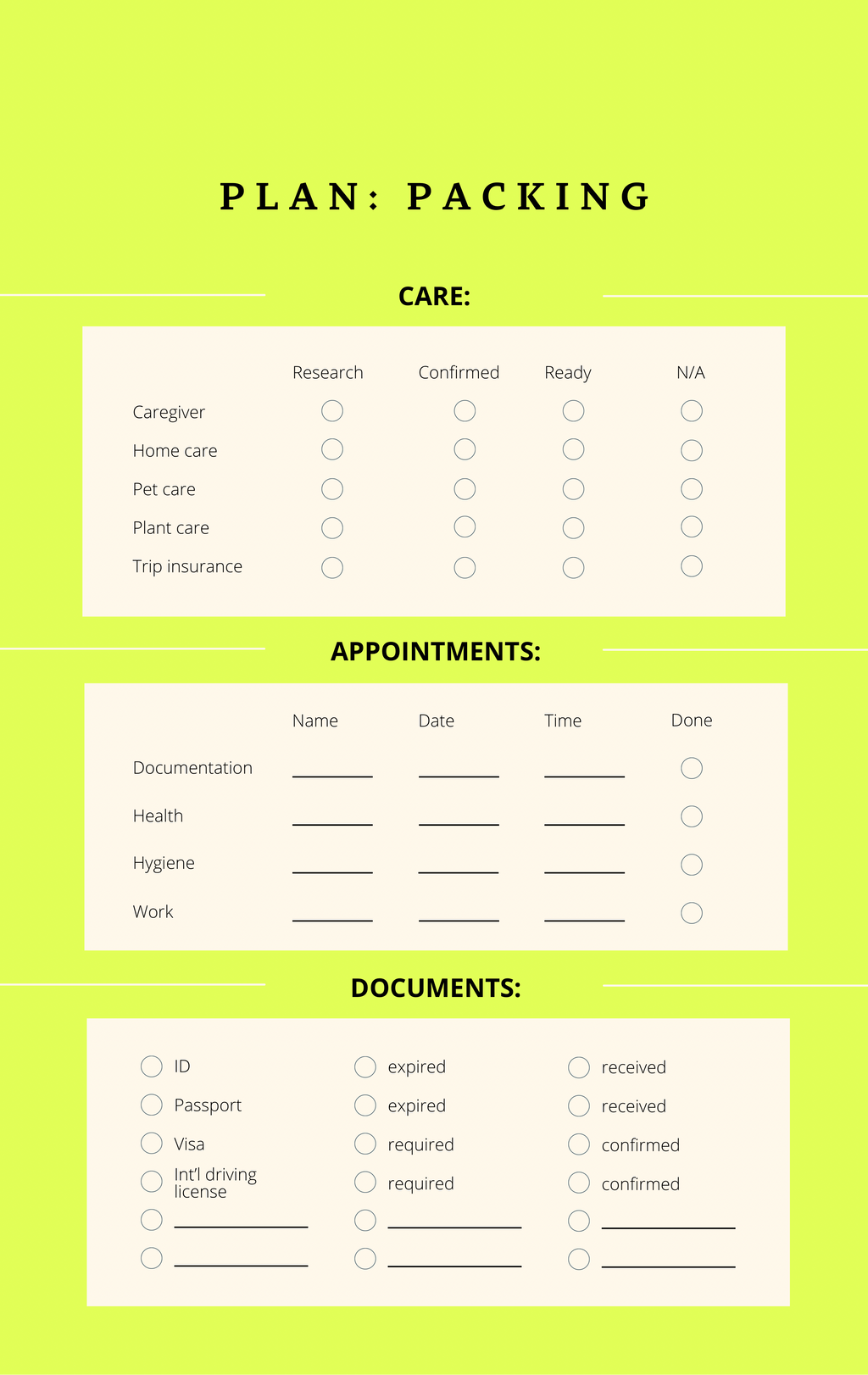 Custom Travel Planner for Road Trips, Vacations & Any Destination