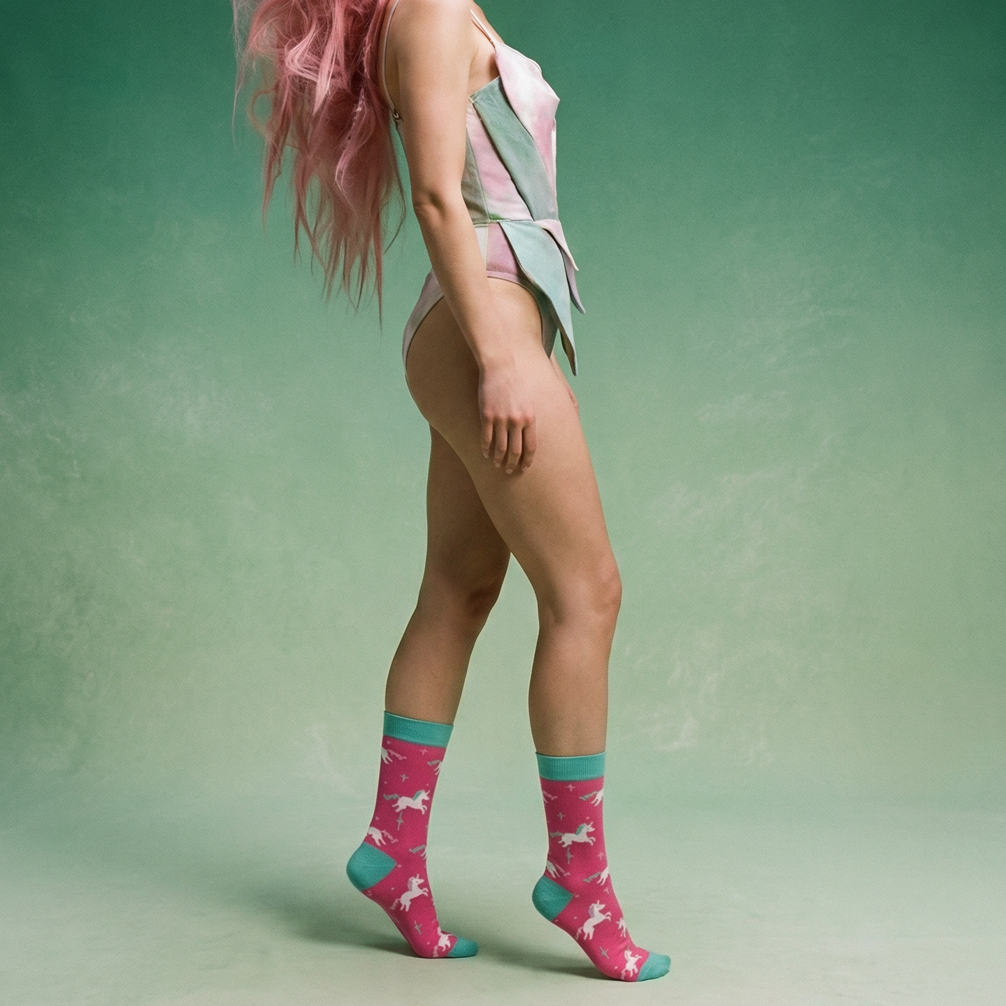 You Are Freakin' Majestic Unicorn Box Sign And Socks Giftable Set | Gift for Her