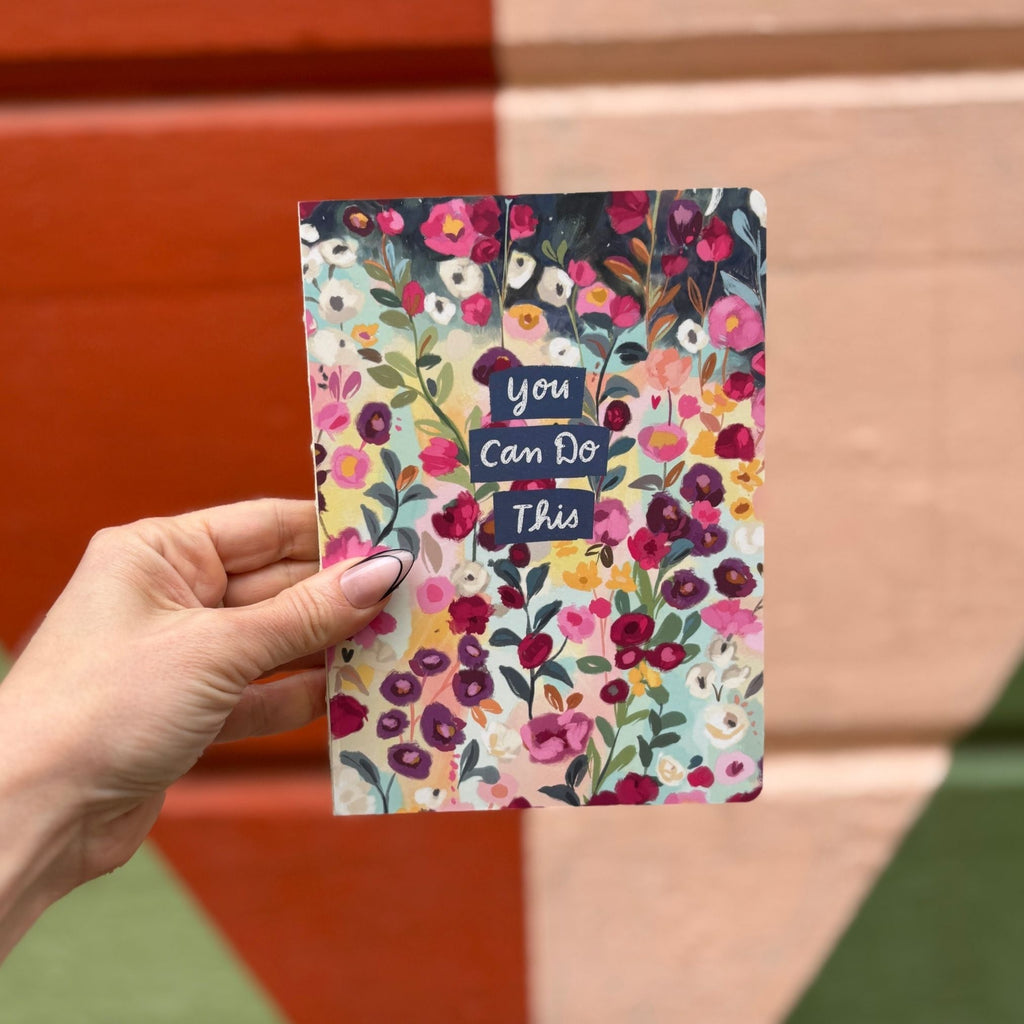 You Can Do This Journal | Double-Sided Floral Design Notebook