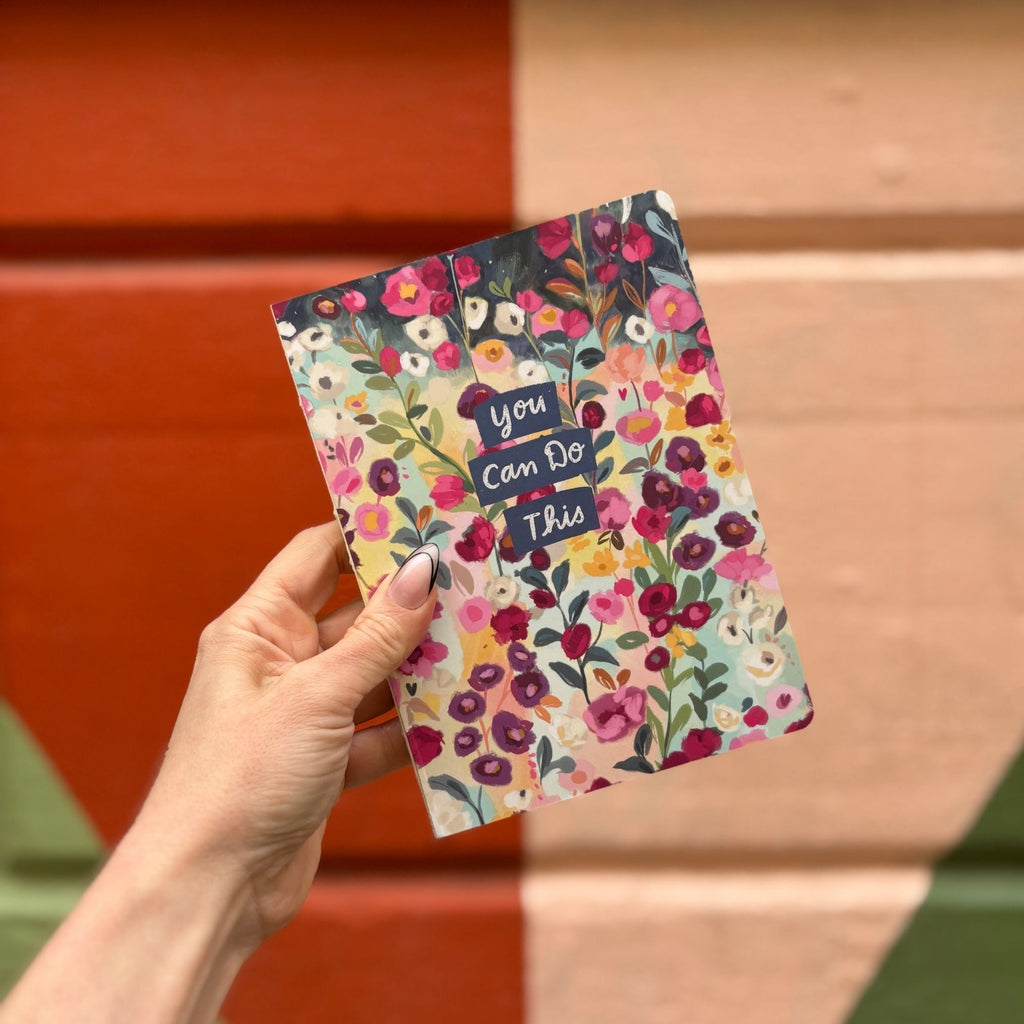 You Can Do This Journal | Double-Sided Floral Design Notebook