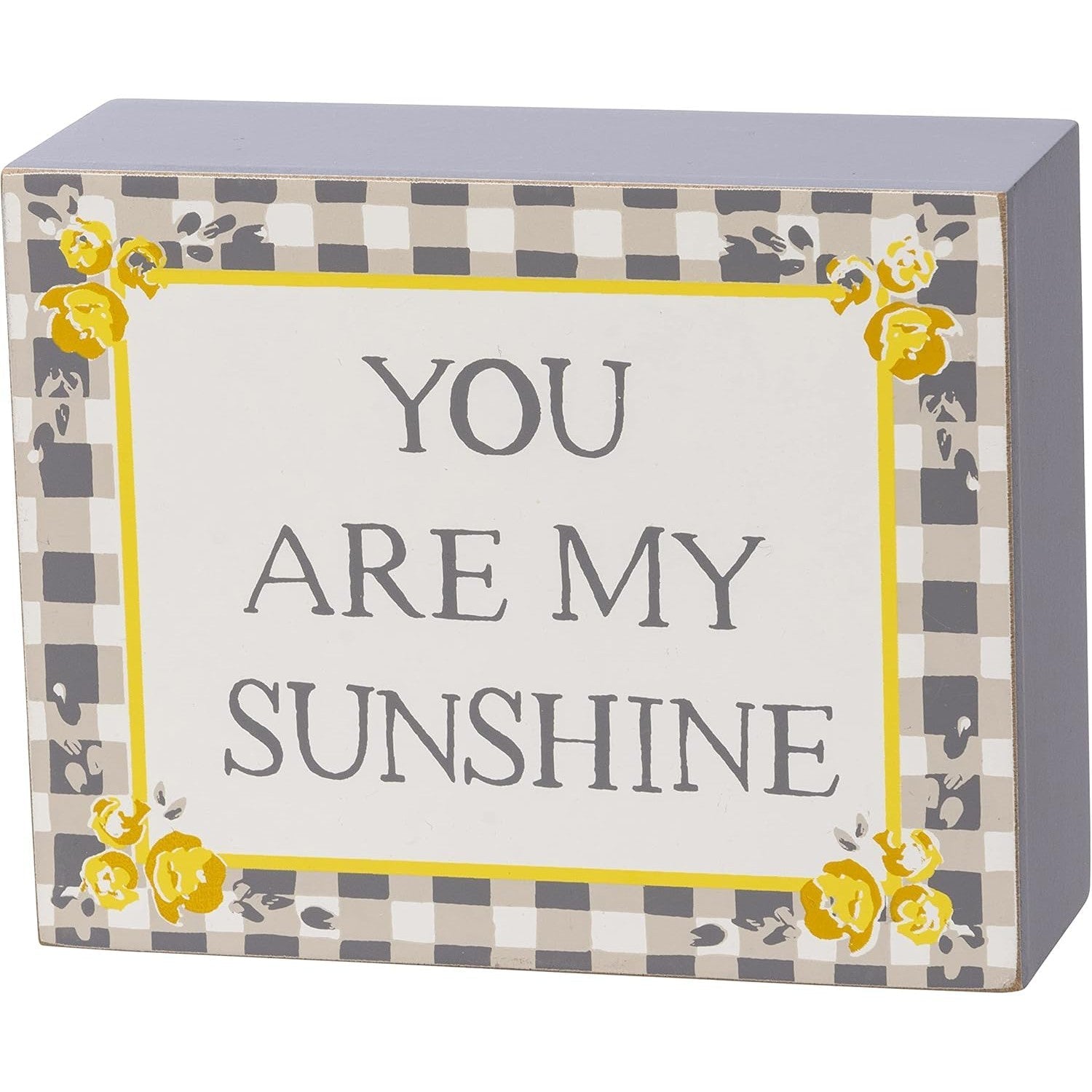 You are My Sunshine Watercolor Box Sign | Wooden Sign Decor Display | 5" x 4"