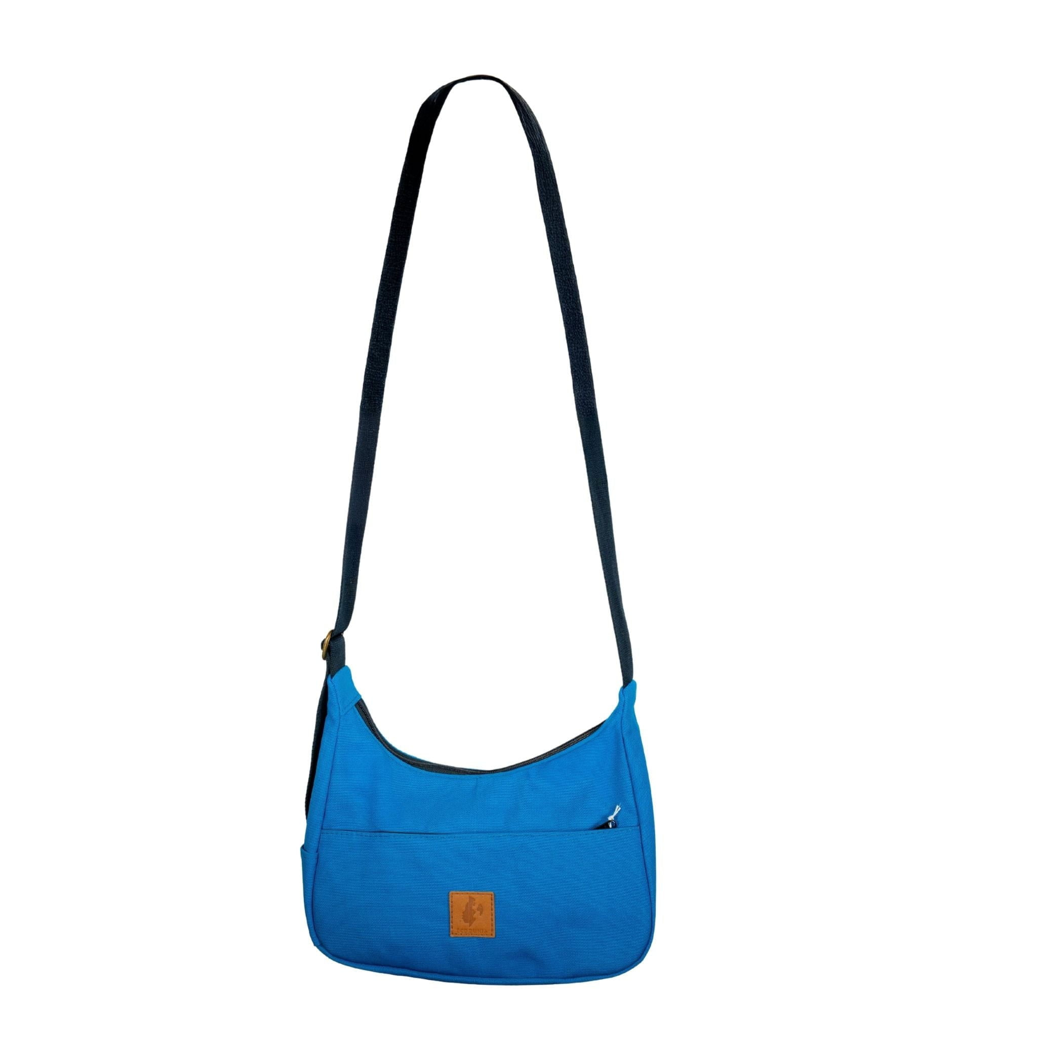 Crossbody Crescent Bag - Canvas Shoulder Bag for Women