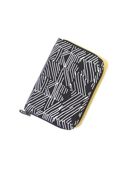 Zip Folder Jewelry Travel Organizer Case - Black Matchstick