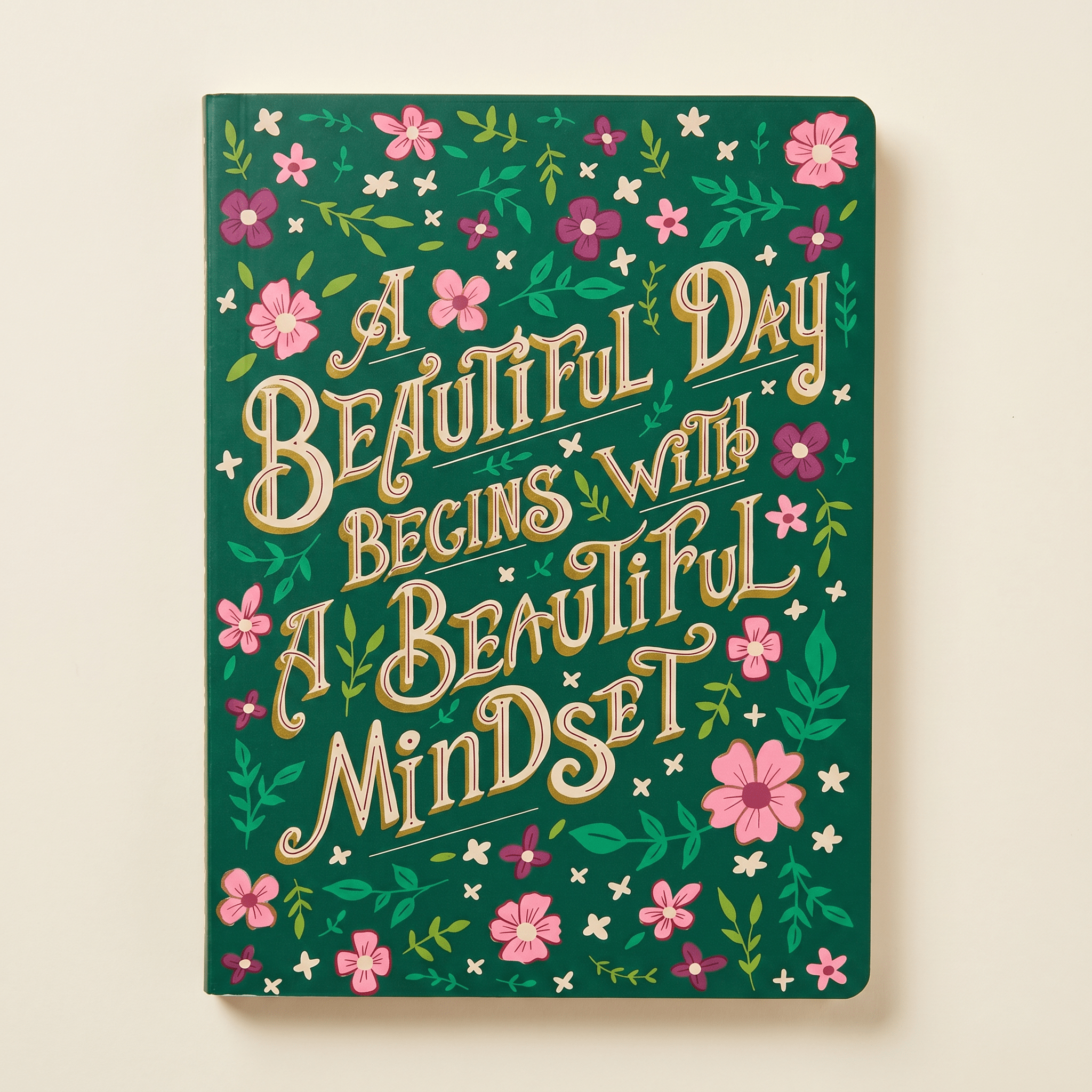 A Beautiful Day Begins With A Beautiful Mind Double-Sided Journal | 160 lined pages Journal La Vie Bien A Beautiful Day Begins With A Beautiful Mind Double-Sided Journal | 160 lined pages