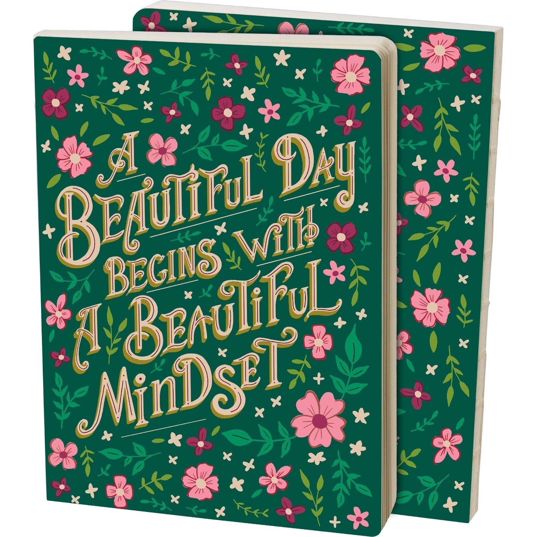 A Beautiful Day Begins With A Beautiful Mind Double-Sided Journal | 160 lined pages Journal La Vie Bien A Beautiful Day Begins With A Beautiful Mind Double-Sided Journal | 160 lined pages