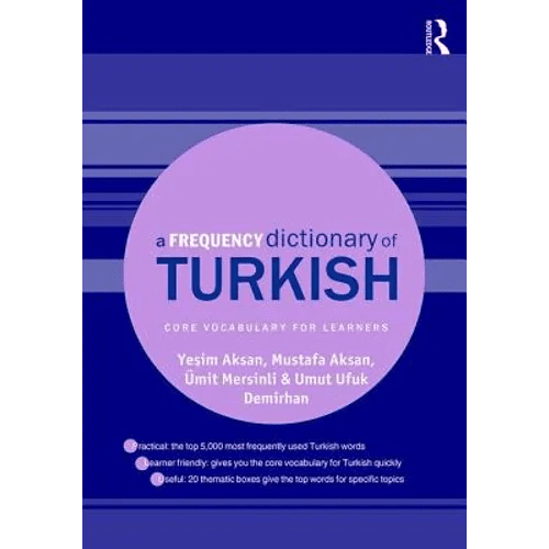 A Frequency Dictionary of Turkish - Paperback Books La Vie Bien A Frequency Dictionary of Turkish - Paperback
