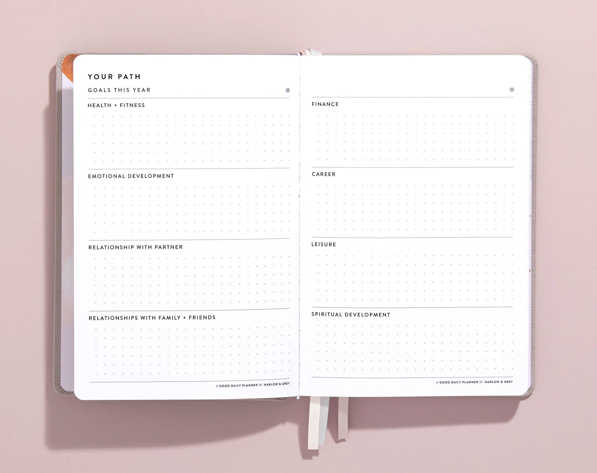 A Good Daily Planner (6-months undated) by Harlow & Grey