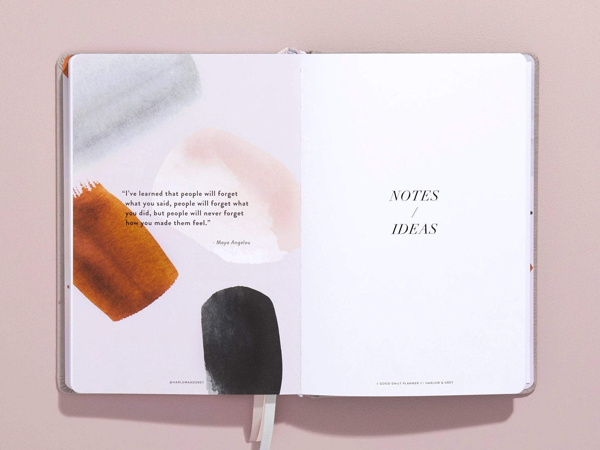 A Good Daily Planner (6-months undated) by Harlow & Grey