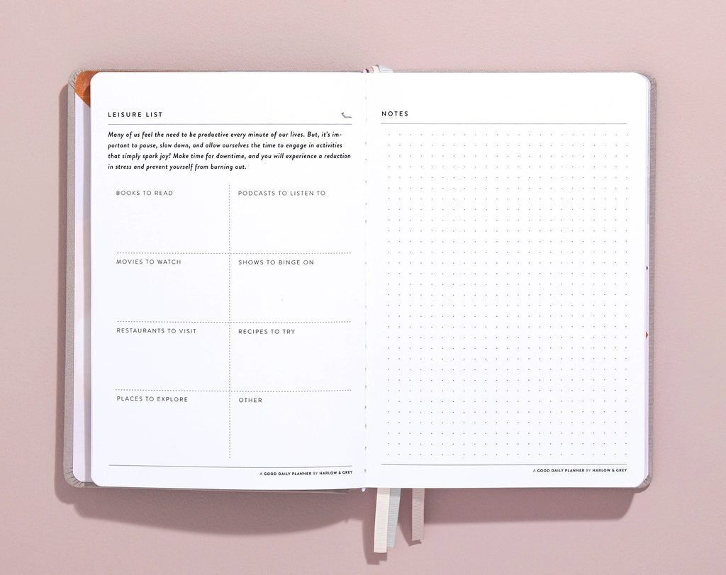 A Good Daily Planner (6-months undated) by Harlow & Grey