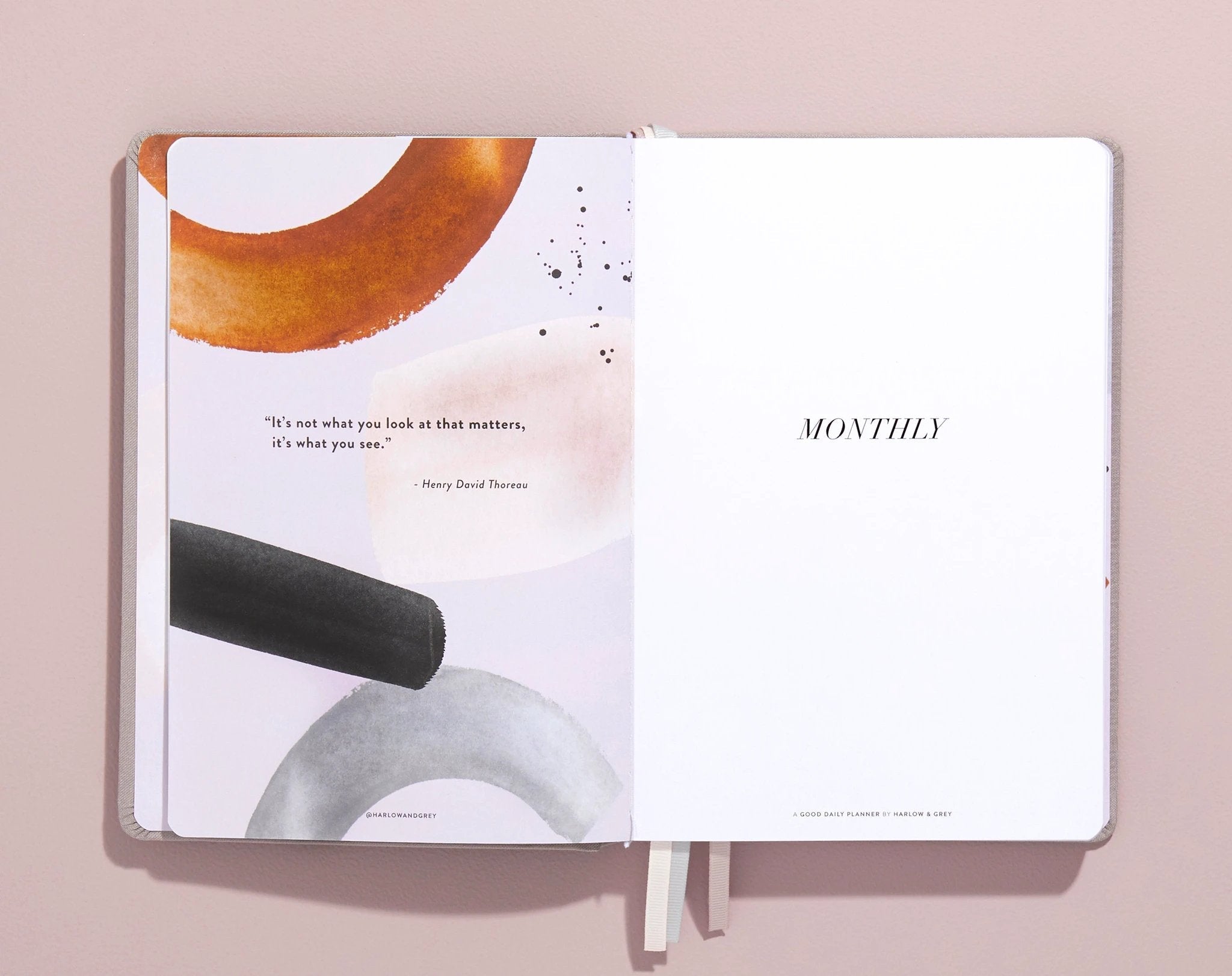 A Good Daily Planner (6-months undated) by Harlow & Grey