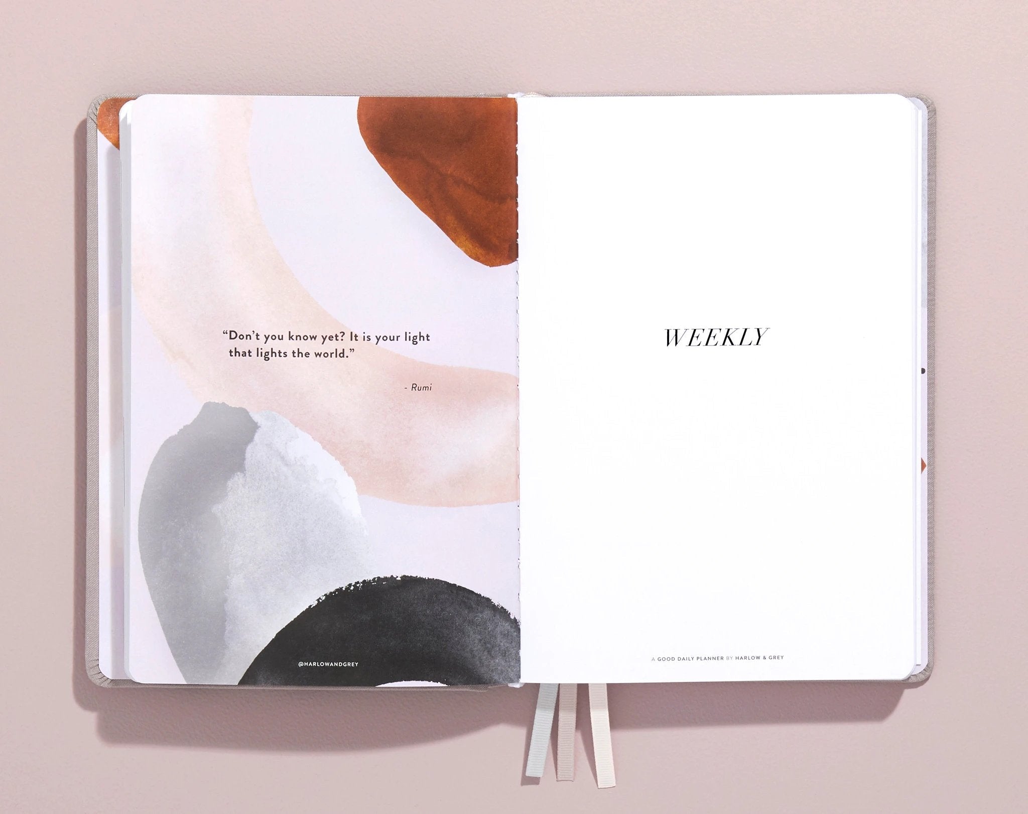 A Good Daily Planner (6-months undated) by Harlow & Grey