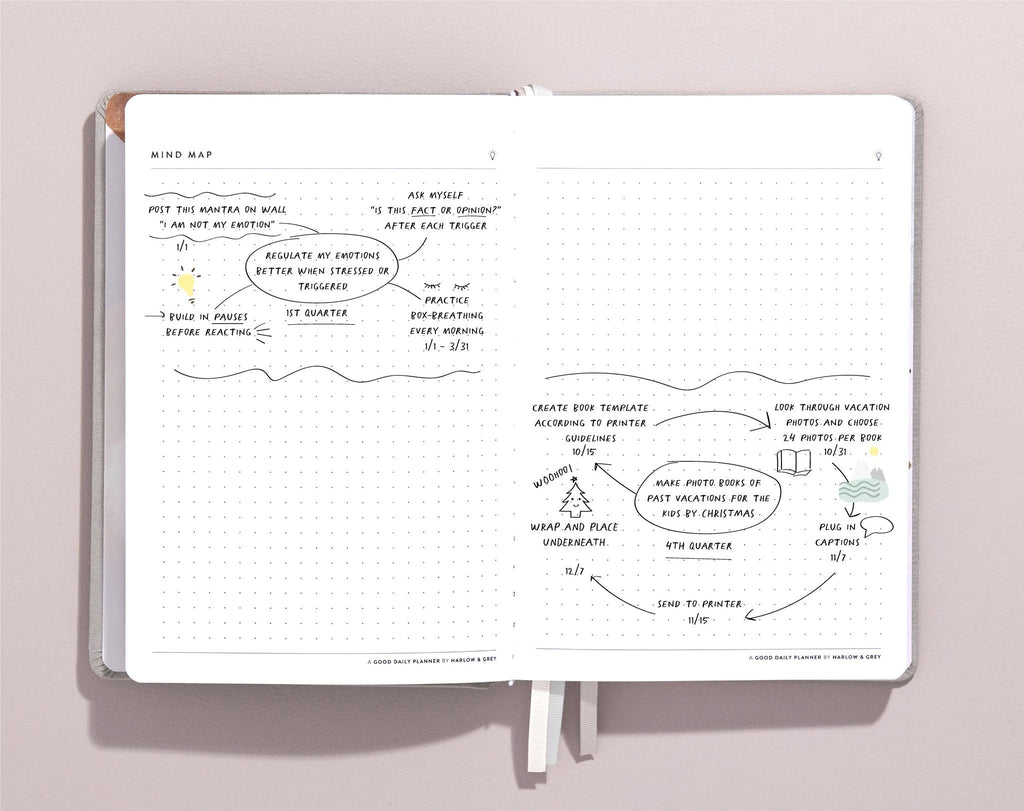 A Good Daily Planner (6-months undated) by Harlow & Grey