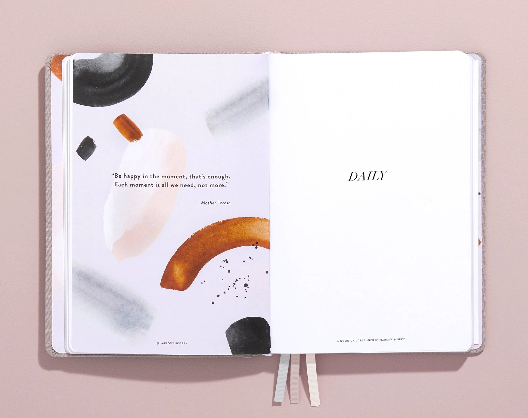 A Good Daily Planner (6-months undated) by Harlow & Grey