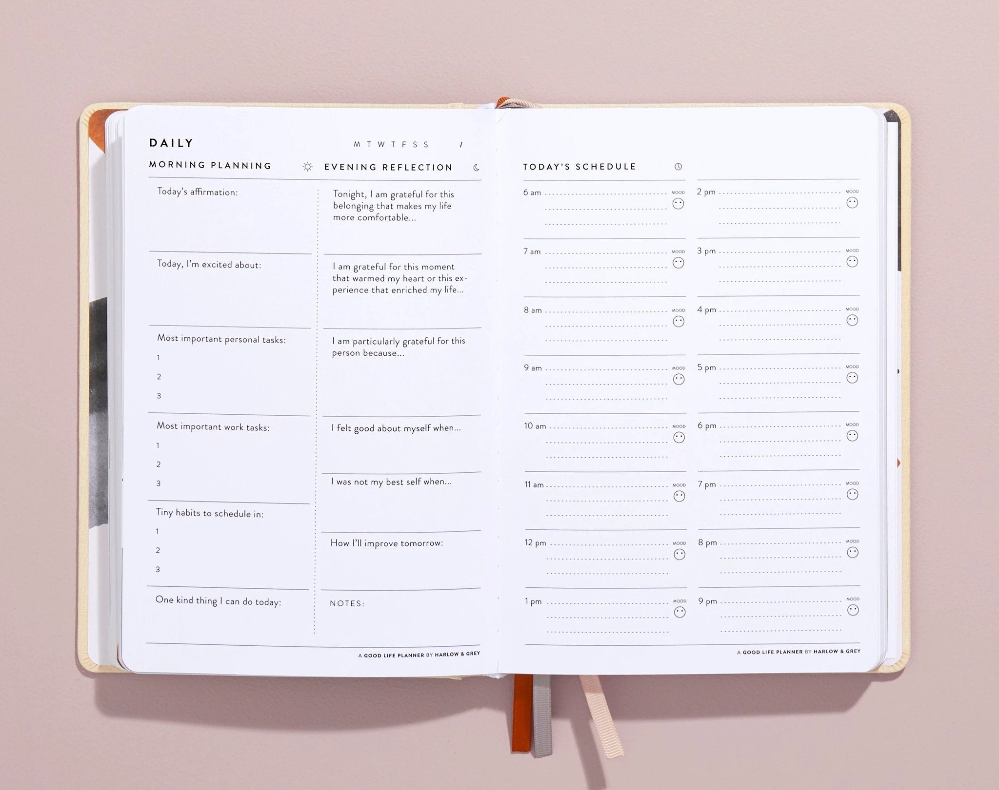 A Good Life Planner (3-months Undated Planner) by Harlow & Grey