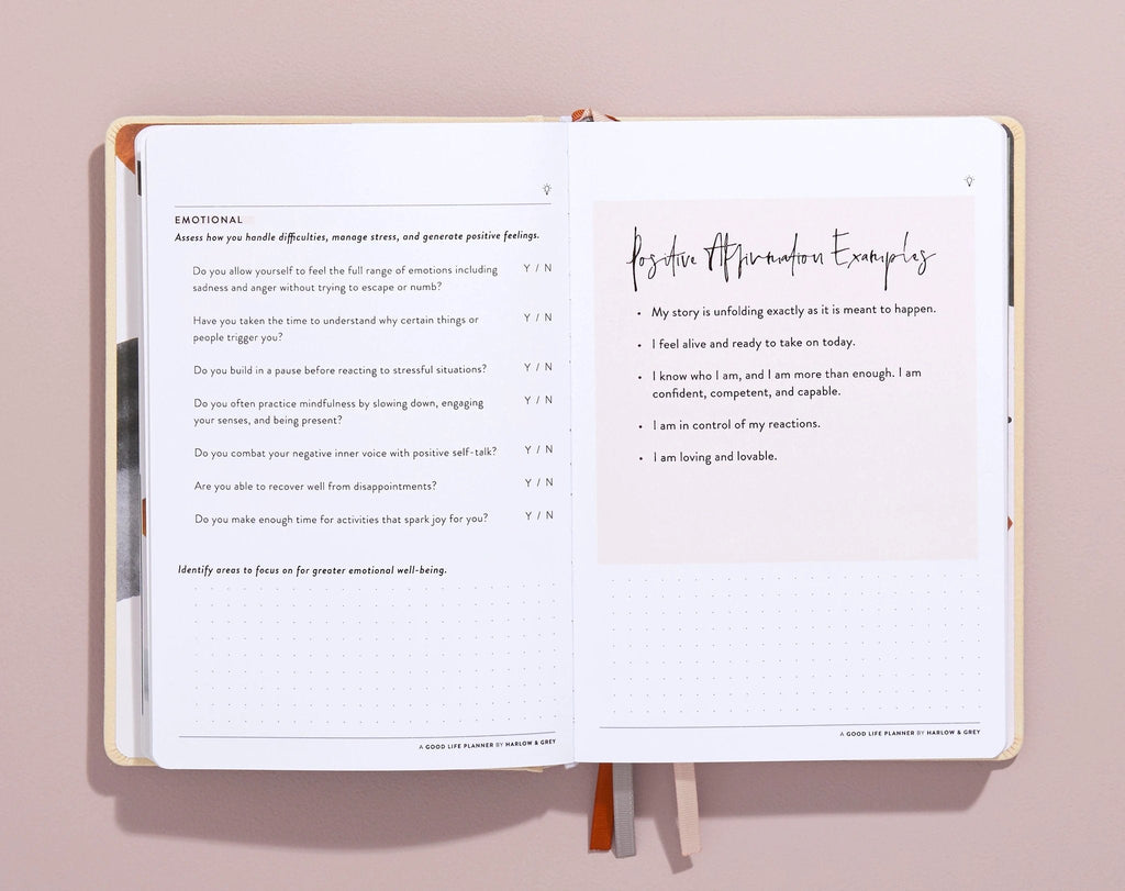 A Good Life Planner (3-months Undated Planner) by Harlow & Grey