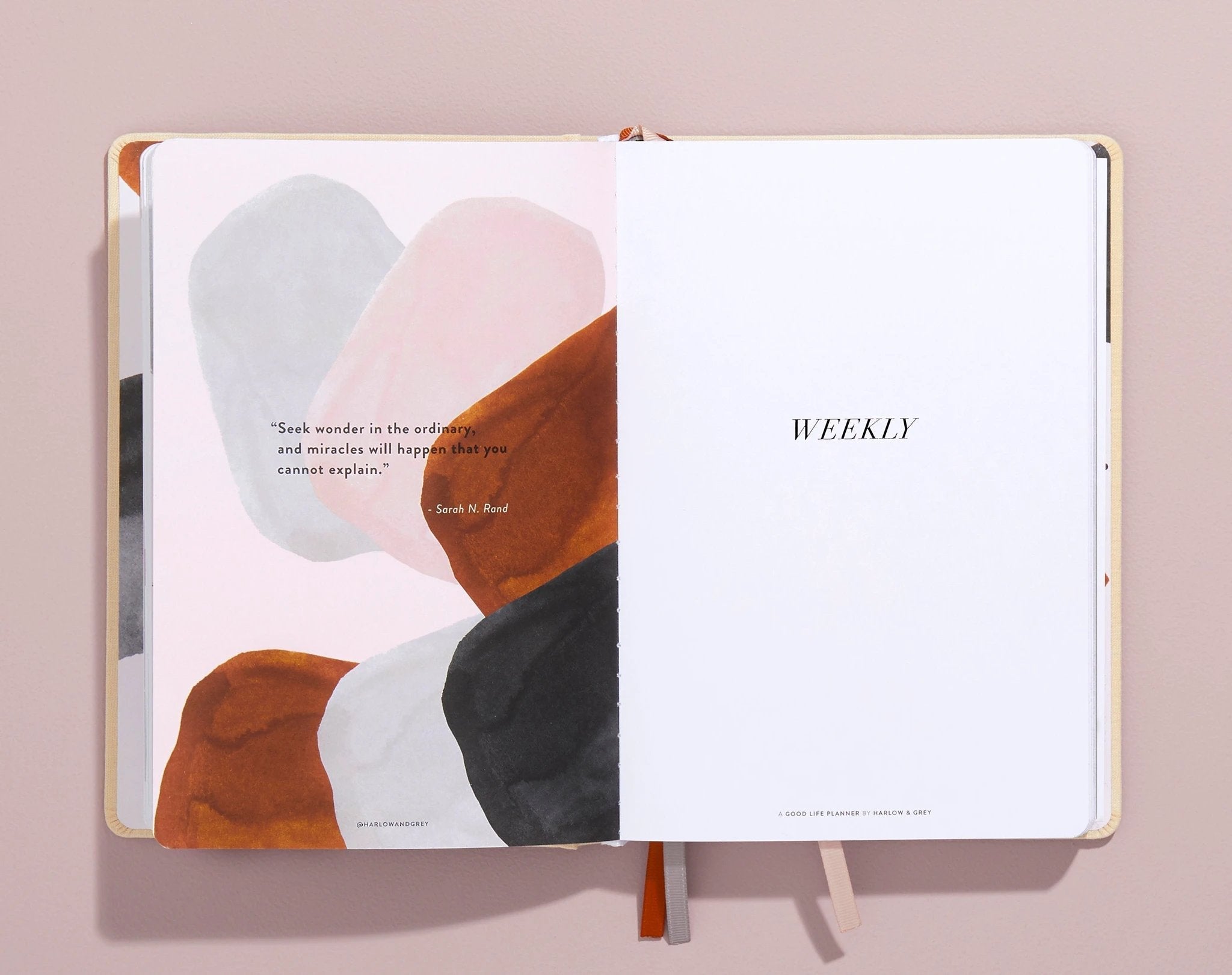 A Good Life Planner (3-months Undated Planner) by Harlow & Grey