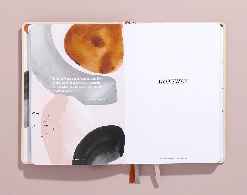 A Good Life Planner (3-months Undated Planner) by Harlow & Grey
