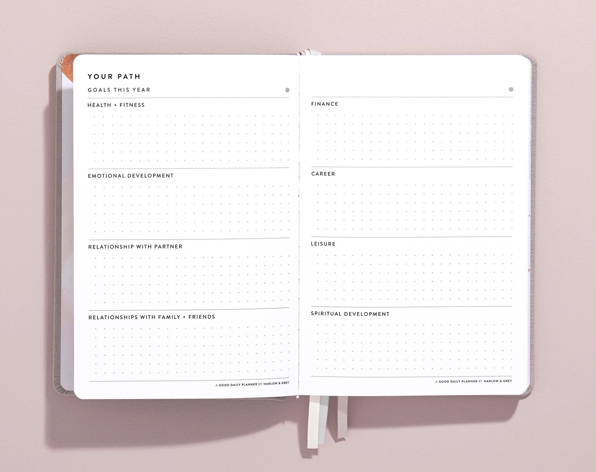 A Good Weekly Planner (12-Months Weekly Undated Planner) by Harlow & Grey