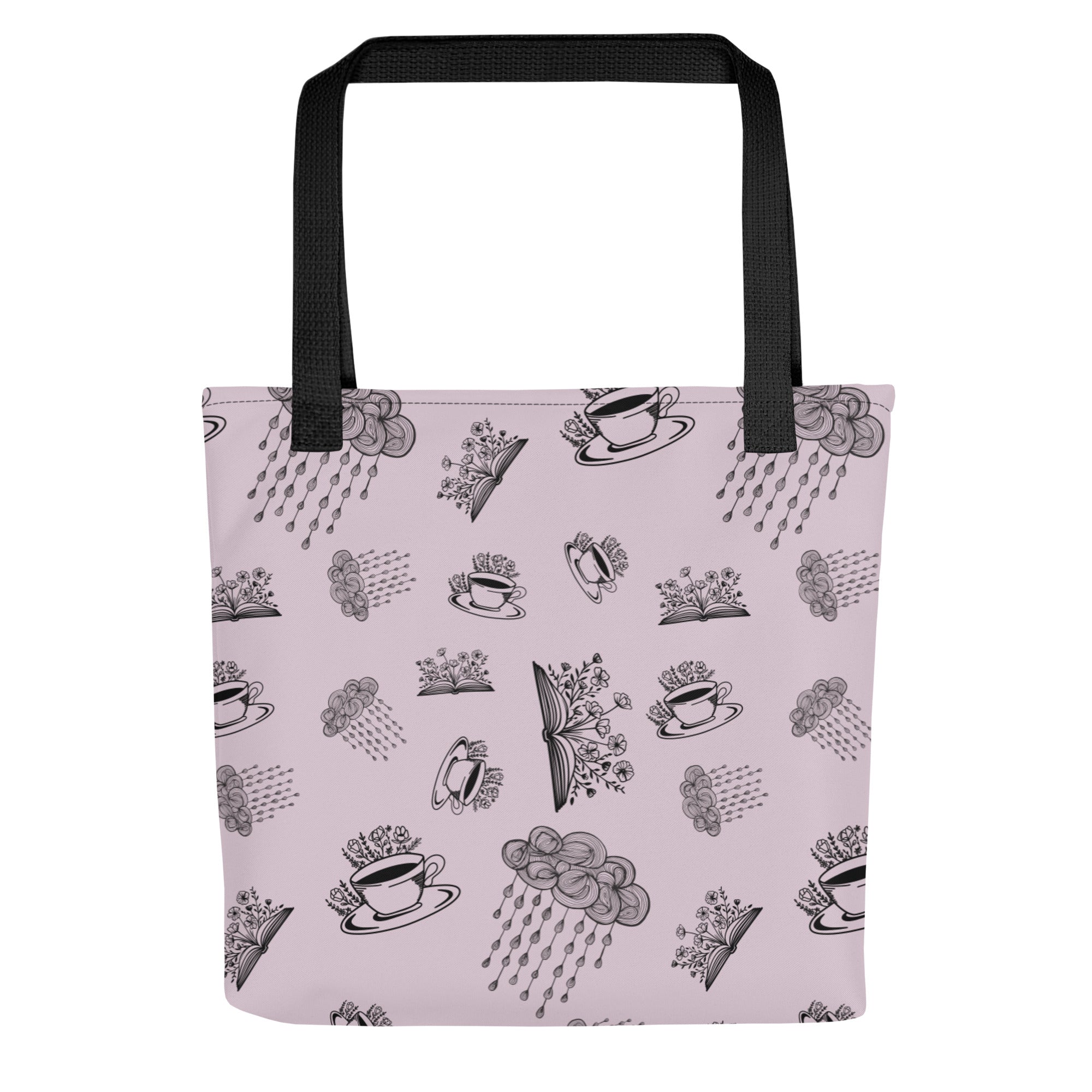 A rainy day for coffee and books Tote bag