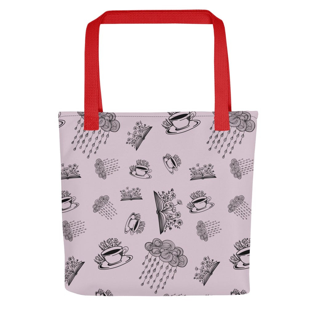 A rainy day for coffee and books Tote bag