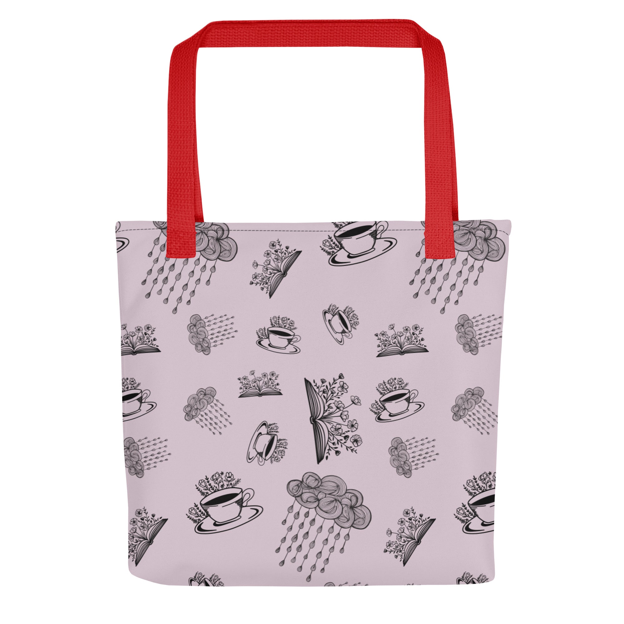 A rainy day for coffee and books Tote bag
