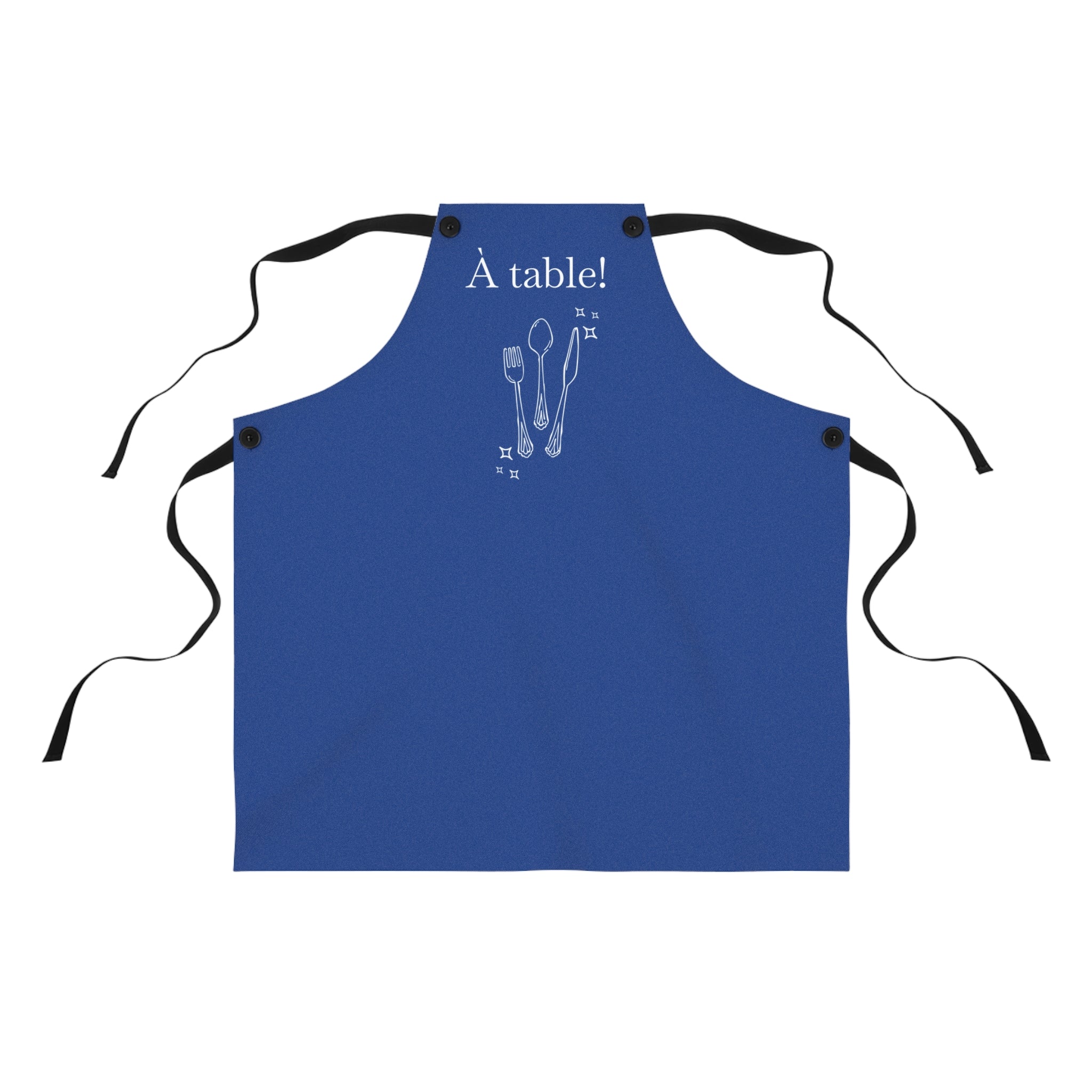 A table! French Chef Blue Apron, Kitchen Cooking Baking Gift