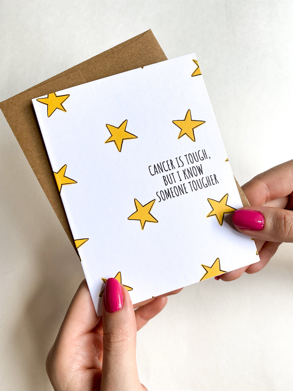 Cancer is Tough Encouragement Get Well Card