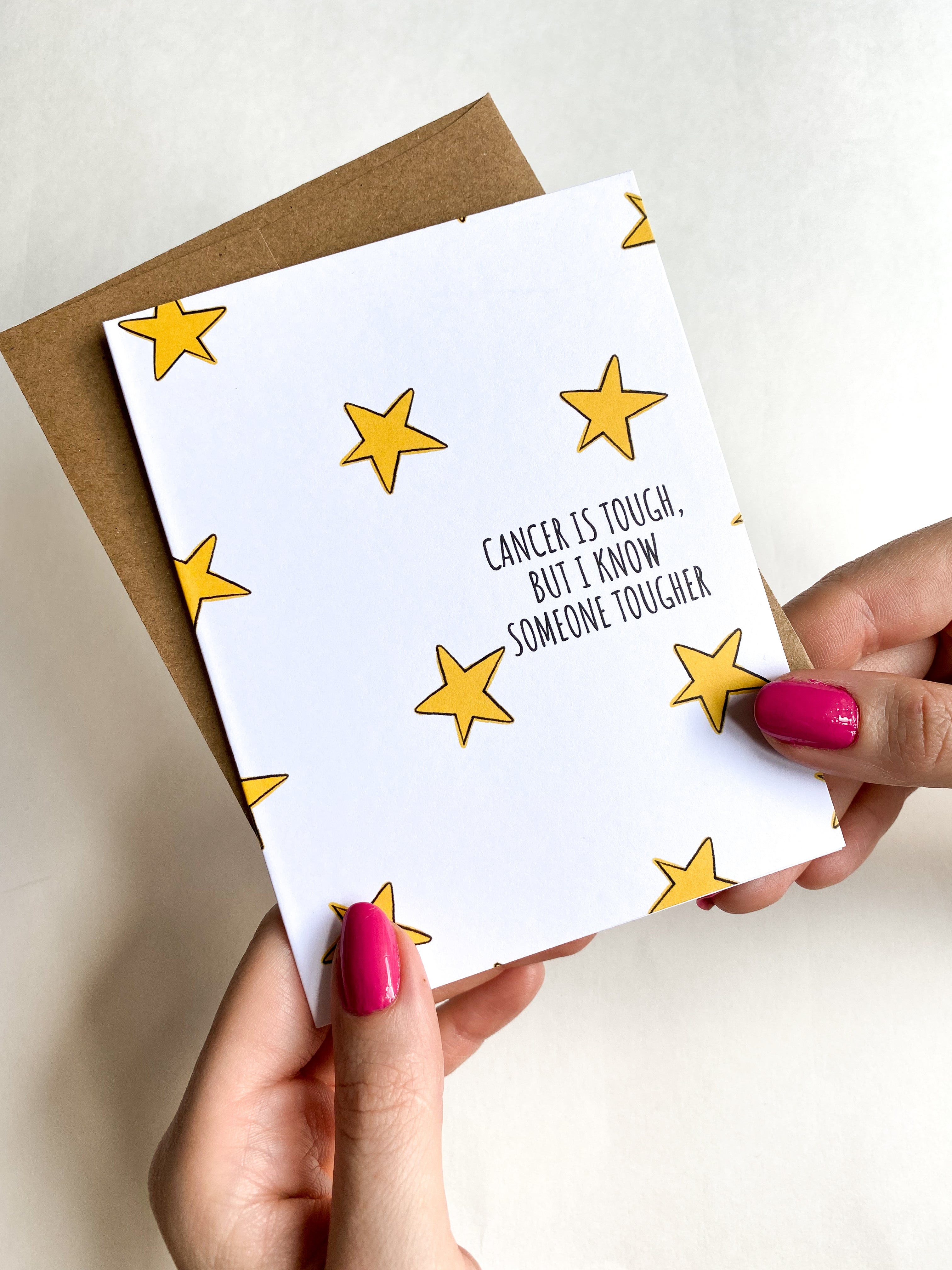 Cancer is Tough Encouragement Get Well Card